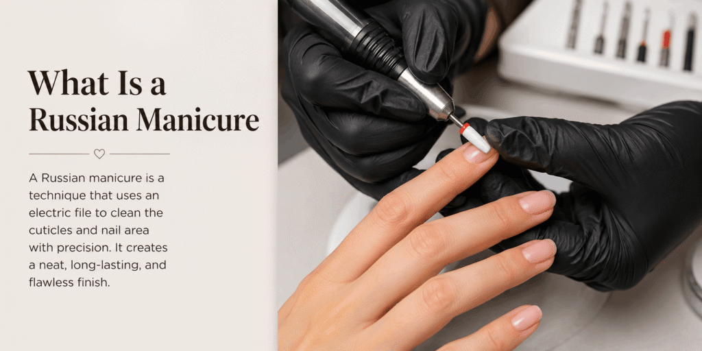 what is a russian manicure