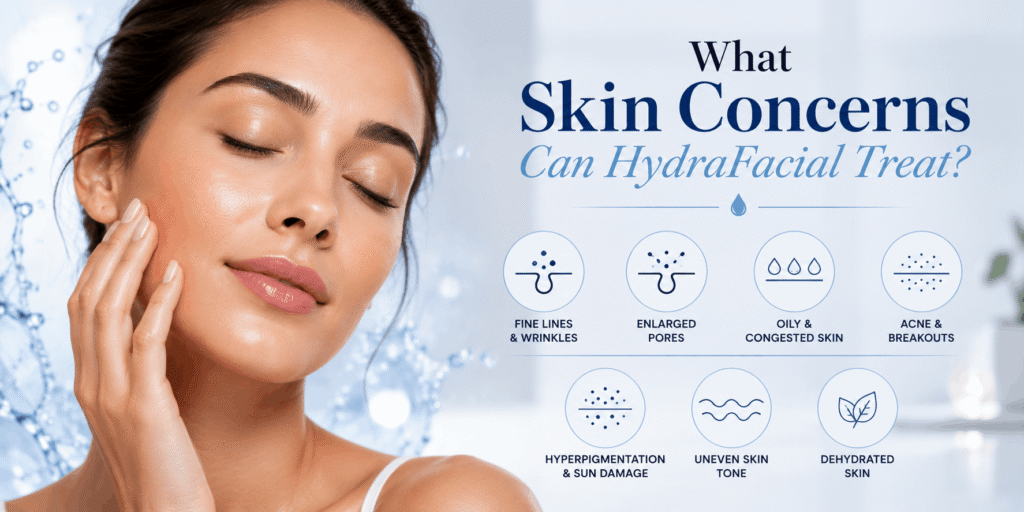 Best HydraFacial Near Me – Professional skincare specialist performing a HydraFacial treatment in a clean, modern beauty clinic.