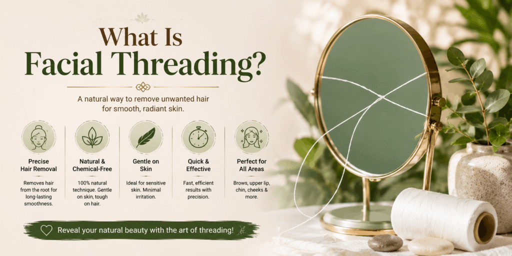What is facial threading? A guide to precise facial hair removal