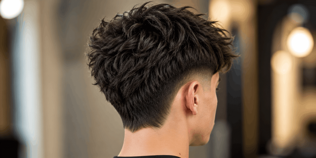 Burst taper with a textured top, showing clean tapered sides and back