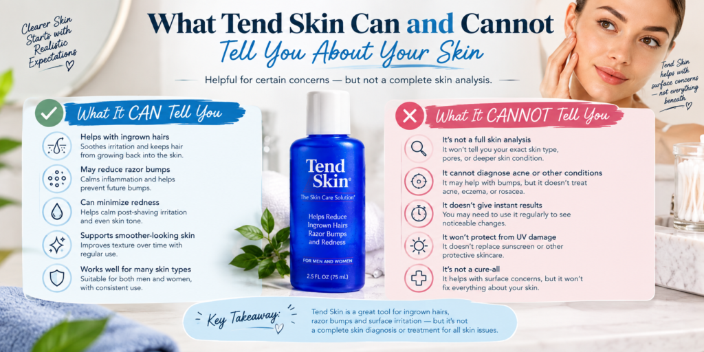 What Tend Skin can and cannot tell you about your skin and razor bumps