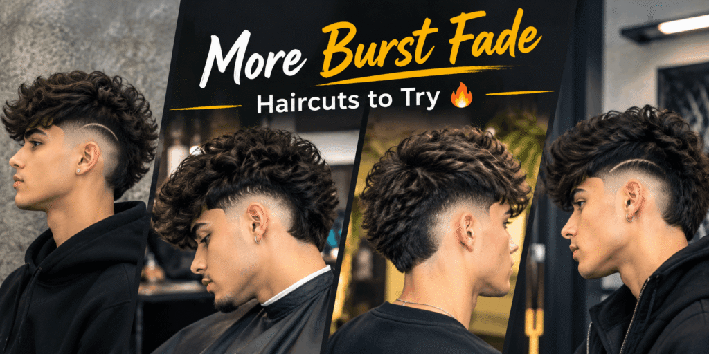 More Burst Fade Haircuts to Try – stylish burst fade hairstyles for men