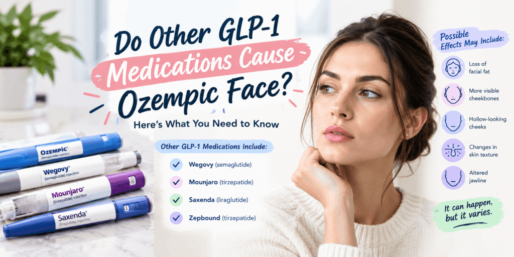 Do other GLP-1 medications cause Ozempic Face and facial changes?