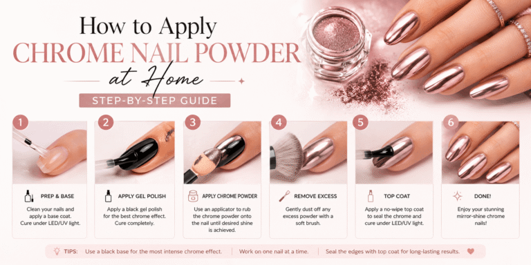 chrome nail powder