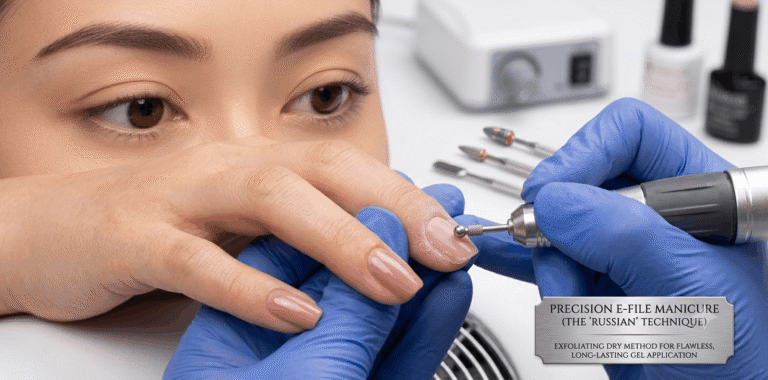 what is a russian manicure