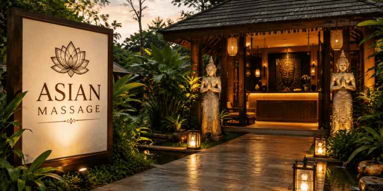 Best Asian Massage Near Me – Professional Asian massage therapy session in a clean, relaxing wellness spa.