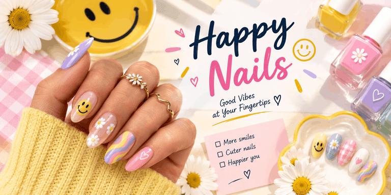 Happy Nails: 25 Cheerful Designs That Brighten Your Look