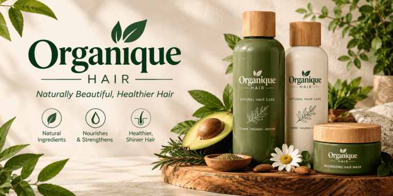 Organique Hair natural hair care products with botanical ingredients and nourishing hair mask
