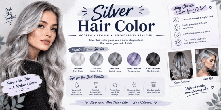 silver hair color